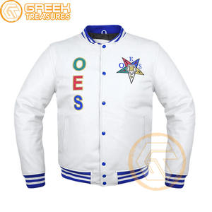 Customized Order of the Eastern <b>Star</b> Satin Embroidered Varsity <b>Jacket</b> High Quality Breathable OES Greek Apparels Women <b>Jackets</b> - Product Image 2
