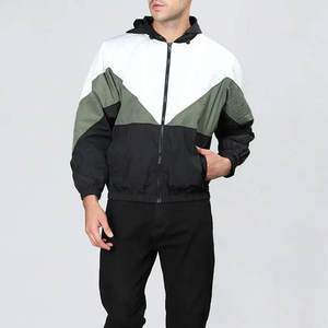 Color Panel <b>Waterproof</b> Windbreaker Softshell <b>Jacket</b> for Men's Outerwear Full Zipper Softshell Windbreaker <b>Jackets</b> with Hood - Product Image 6