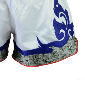 Pantalones cortos duraderos resistentes al desgarro Muay Thai Boxing Fight Kickboxing Grappling Training Workout Gym Shorts para hombres - Product Image 3