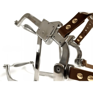 Espéculo Dental de mordaza de boca equina, Instrumentos dentales de caballo de acero inoxidable, herramientas de cuidado de Odontología Veterinaria para examen Oral - Product Image 6