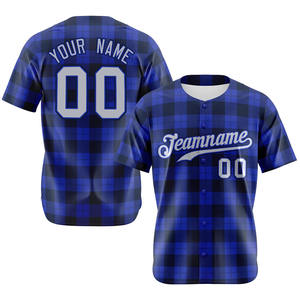 Camiseta de béisbol con estampado bordado personalizado para hombre al por mayor, camiseta de béisbol transpirable de talla grande con diseño de botones completos para equipo - Product Image 2