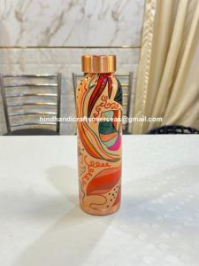 ขวดน้ําคอมโบทองแดงพร้อมแก้วทองแดงในด้านผู้ผลิตและผู้จัดจําหน่ายขวดน้ํา - Product Image 4