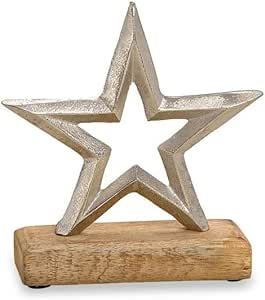 Best Selling Decorative Figurine <b>Stand</b> Star Decorative Figure Copper Star Copper Star Winter Christmas Star Standing - Product Image 2