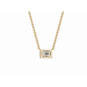 Elegante Colgante de Diamante Solitario Cultivado en Laboratorio Arsinoe Radiant de 0.500 Ct, Oro de 9, 14 y 18 Quilates, Joyería Fina al por Mayor, Exportación OEM - Product Image 3