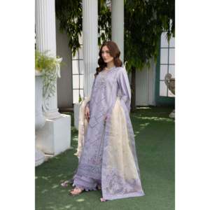 Completo da Donna Ricamato in Lavanda Mehm - MBN-04 - Product Image 4