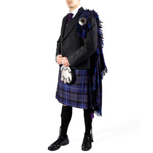 Customizable Color & Logo Durable Scottish Traditional Tartan Fly Plaid Hands Fringed <b>Wool</b> <b>Scarf</b> - Product Image 2