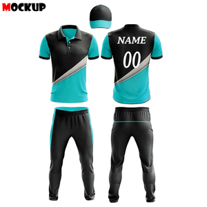 Uniforme de cricket sur mesure pour hommes et femmes, jersey et short en polyester léger sublimé, séchage rapide, respirant - Product Image 3