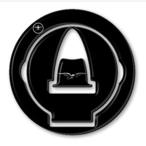 Adesivi Protettivi 3D Personalizzati per Tappo Serbatoio Moto Guzzi Nera - Product Image 2