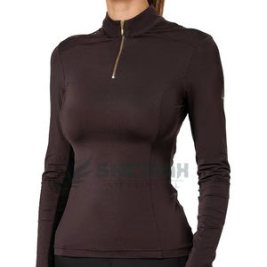 เสื้อกีฬาขี่ม้าผู้หญิงระบายอากาศได้ดีเสื้อขี่ม้าผ้ายืดน้ำหนักเบามีสไตล์สำหรับฤดูร้อน - Product Image 1