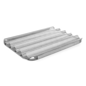 Outil de boulangerie et de pâtisserie, plaque à baguettes 600x400mm par HENDI - Product Image 1