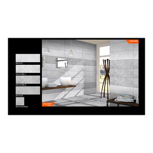 Azulejos de suelo y pared de cuerpo completo de diseño moderno del exportador indio Azulejo de mármol blanco brillante para baño Azulejos de mármol de nuevo diseño - Product Image 3