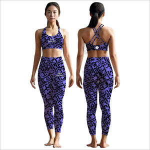 Ensembles de yoga pour femmes fabriqués au Pakistan à prix abordable, ensembles de yoga confortables pour femmes, vente en ligne d'ensembles de yoga pour femmes - Product Image 3