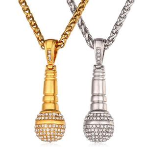Nouveau collier tendance avec pendentif tête humaine en diamant, style hip-hop, incrusté de diamants, provenant d'un exportateur indien - Product Image 4