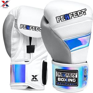 Gants de boxe en cuir professionnels de haute qualité fermeture à boucle à crochet réglable évacuation de l'humidité pour l'entraînement de soutien du poignet adulte - Product Image 4