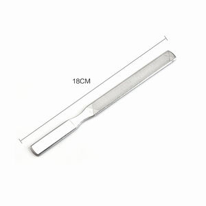 Lime à ongles en acier inoxydable lime à ongles en métal tampon ongles ongles de pieds limes de manucure Salon tampon à ongles pour la beauté - Product Image 3