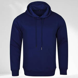 เสื้อฮู้ดผู้ชายผ้าฟลีซหนานุ่มแบบเรียบง่าย สั่งทำโลโก้ได้ เสื้อฮู้ดผ้าฝ้ายสำหรับผู้ชาย - Product Image 3