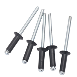 Remache ciego de extremo abierto de aleación de aluminio M2-M6.4 avellanado GB_T12618.1 Negro - Product Image 1