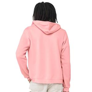 100% algodón para hombre polar liso cremallera Sudadera con capucha seguridad cremallera manga larga sudaderas con capucha para hombre - Product Image 2