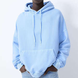 Sweat à capuche en molleton lourd personnalisé 100% coton, coupe régulière, manches longues, design pour homme, respirant, séchage rapide, brodé - Product Image 1