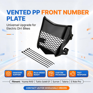 JFG Nuevo Soporte Delantero de Plástico PE para Placa de Matrícula de Motocicleta para <span class=keywords><strong>Surron</strong></span> Ultra Bee Light Bee Talaria Sting E Ride Pro Yozma In10 - Product Image 6