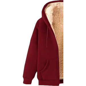 Vestido Sudadera de Forro Polar Personalizado para Mujer, 100% Algodón, Transpirable, Resistente al Viento, Ecológico, Diseño Bordado en Relieve en la Parte Delantera - Product Image 6