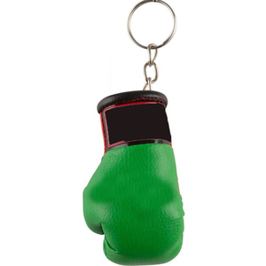 Porte-clés de boxe miniature de haute qualité avec logo personnalisé, fabriqué en cuir, acier inoxydable, plastique PU, porte-clés de boxe standard - Product Image 4
