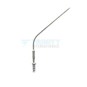 Tube d'aspiration incurvé 4 mm, réutilisable, en acier inoxydable de qualité médicale, pour vente en ligne - Product Image 2