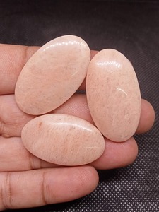 Cabujón de amazonita de melocotón Natural de calidad de exportación para colgantes y pendientes de joyería hechos a mano suministro a granel de alta calidad - Product Image 3