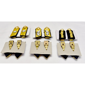 Écussons de col en or, pour uniformes allemands, écussons de col pour uniforme de cérémonie, bleu, ÉCUSSON DE COL DE HAUTE QUALITÉ - Product Image 1