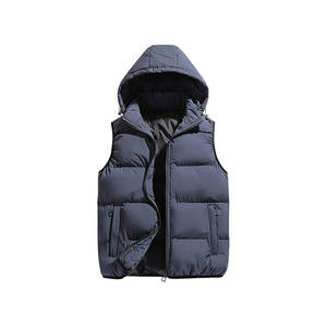 Gilet d'hiver épais et chaud, col montant, léger, veste matelassée pour homme - Product Image 1