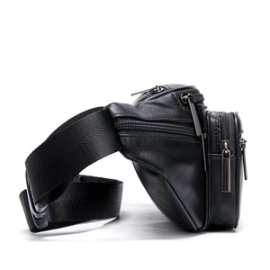 Genuine Leather Fanny Pack Crossbody Multi-<b>Pouches</b> <b>Belt</b> Bag Travel Waist Purse - Product Image 2