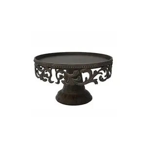 Modern Luxury Style Cake Stand Aluminium Premium Design Cake Stand Elegant for Hotel Parties Table Top Decor Serving Usage - Product Image 2