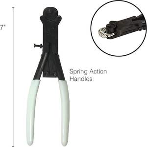 Alicates Profesionales para Doblar Anillos con Mango de PVC, Herramienta de Acero Inoxidable para Hacer Joyas y Dar Forma a Anillos - Product Image 3