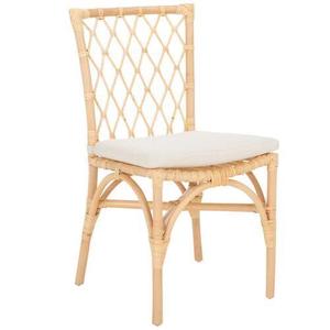 Silla de ratán minimalista con comodidad óptima Diseño elegante para dormitorio Sala de estar Casa de campo Villa Apartamento - Product Image 4