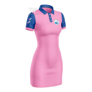 Grec Jack et Jill of America Sorority prêt à expédier robe longue polo formelle en coton biologique haut robe de sport attirail grec - Product Image 1