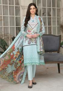 Calidad de exportación Lawn shalwar kameez pakistaní precio barato trajes para mujeres vestido de verano mujeres ropa de verano ropa de mujer - Product Image 5