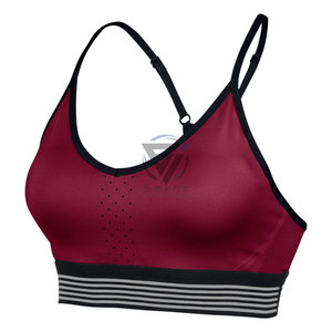Sujetador deportivo sin costuras con efecto push-up y tirantes cruzados, top de yoga de alto soporte para mujer, ropa interior deportiva - Product Image 5