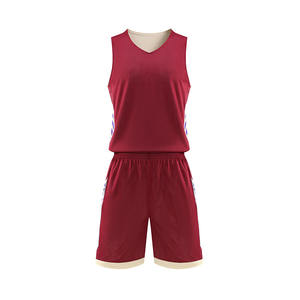 Custom 100%polyester Mesh V-neck <b>Men's</b> Reversible <b>Basketball</b> Jersey Oversized Sleeveless <b>Vest</b> Breathable Quick Dry Sport Jersey - Product Image 1