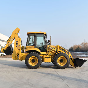 Avec un volant Eaton et un moteur diesel de 75 kW pour les projets de construction, roues Hengxing E4CX, excavatrice rétro. - Product Image 1