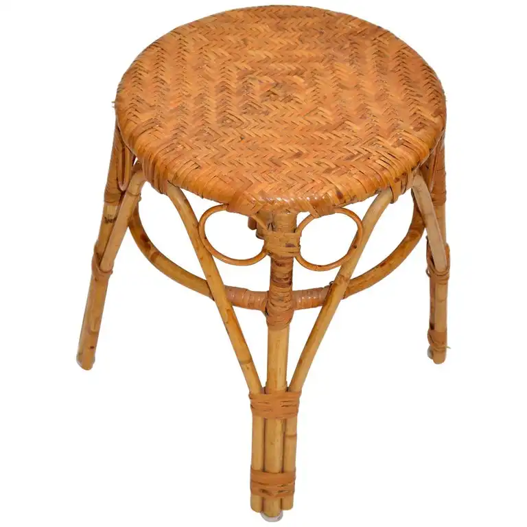 New Arrival Looking Wooden Ottoman Stool for Living Room Side Table Floor Decoration Vintage Stools At Sustainable Quality