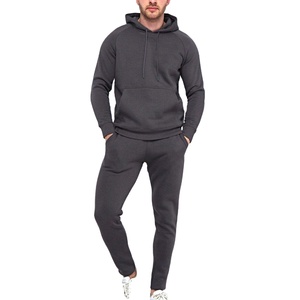 Nouvelle conception de vêtements de sport unisexe, ensemble de survêtement avec sweat-shirt à capuche réglable et pantalon de jogging, ensemble de survêtement à 2 pièces - Product Image 1
