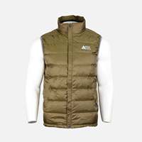 Manteau d'hiver pour homme, innovant, de qualité supérieure, long, demi-rembourré, écologique, marron, pour la randonnée