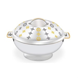 Cazuela de acero inoxidable de tendencia industrial Tapa colorida fantástica bellamente elaborada por exportadores indios - Product Image 1