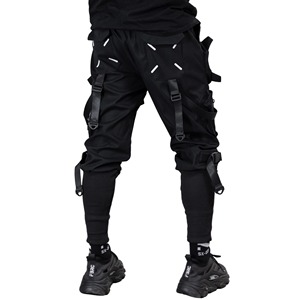 High Quality Custom <b>Outdoor</b> Streetwear Baggy Cargo Pants Custom Material Solid Colors Knitted Corduroy Men's Pants Washed - Product Image 2