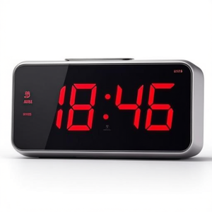 Digital Alarm <b>Clock</b> JE 5112S <b>Silver</b> - Product Image 2