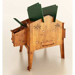 Hecho en Italia, laminado HPL de alta calidad, resistente al exterior, gallinero criado en casa - Product Image 3