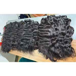 Más vendidos 100% Natural Indian Remy Hair Bundle Calidad asegurada Extensiones alineadas con cutícula Onda natural - Product Image 4