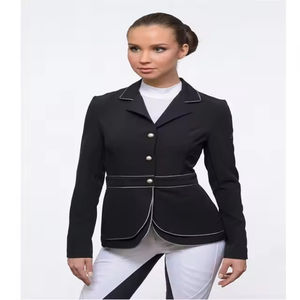 Chaqueta de equitación cómoda para mujer con estampado de logotipo personalizado, precio al por mayor, chaqueta de espectáculo de equitación más vendida - Product Image 1
