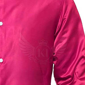 Chaqueta de satén Letterman de etiqueta privada Cantidad a granel Chaqueta hecha de algodón Chaqueta de satén Letterman más popular - Product Image 5