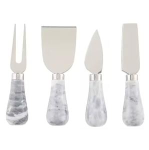Gold Cheese Knives Set 3-Piece Stainless Steel (Gold/<b>White</b>) Dishwasher Safe Eco-Friendly <b>Kitchen</b> Tools & Gadgets - Product Image 6